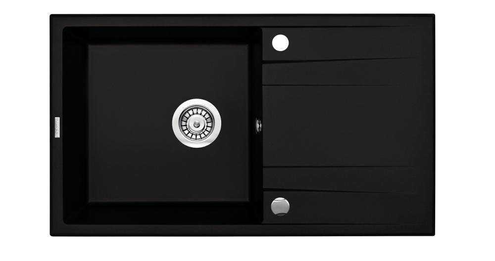 DEANTE Eridan ZQE N113 zlewozmywak komora blat połysk powierzchnia ociekacz przestrzeń robocza naczynia owoce warzywa