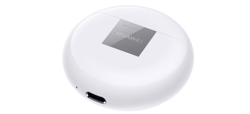 Słuchawki douszne HUAWEI FreeBuds 3 Biały etui widok skos
