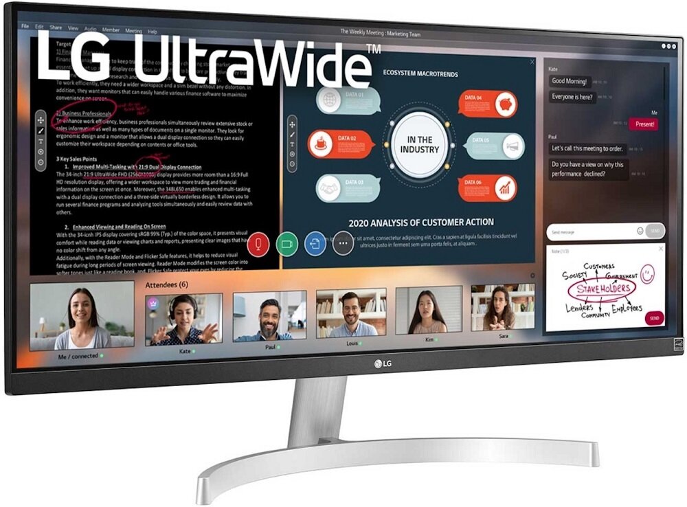 Monitor LG 29WN600-W obraz w obrazie