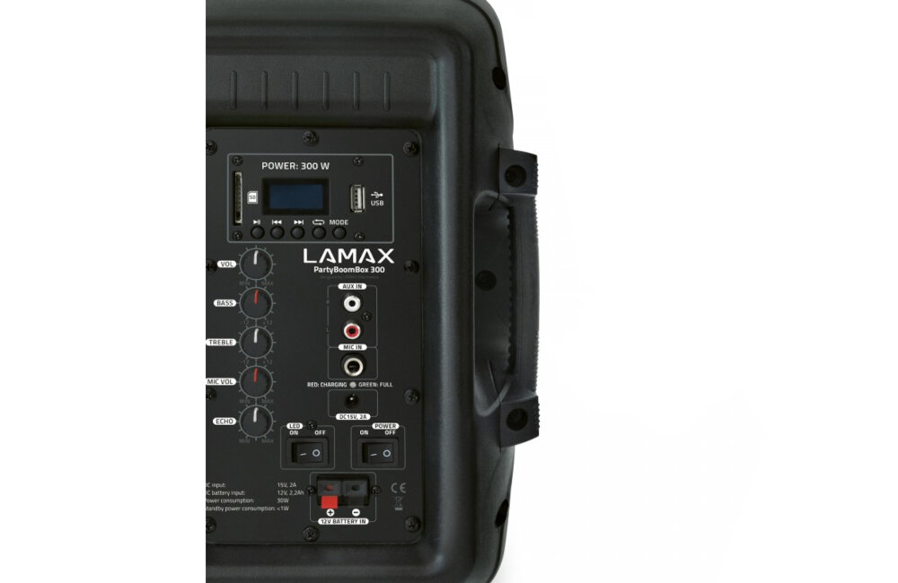 Power audio LAMAX PartyBoomBox 300 BT