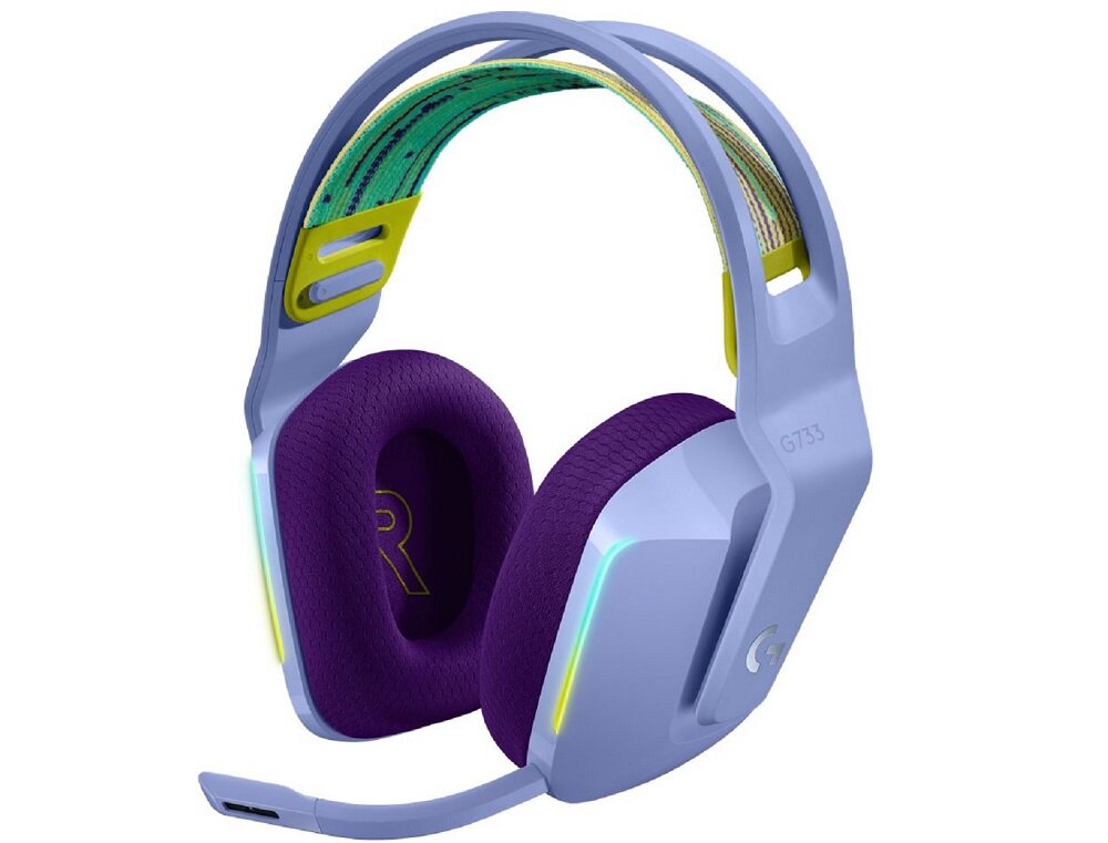 Навушники LOGITECH G733 Lightspeed Clear Clear Sound для геймерів для музики для відеоконференцій