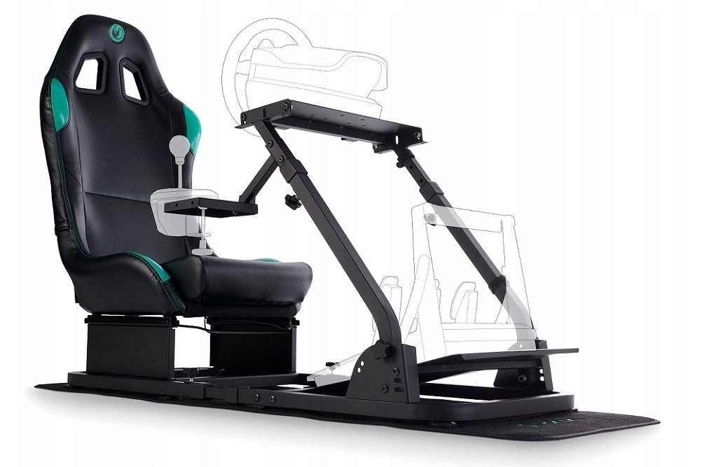 Fotel NACON RC 500 Racing Seat wygodna pozycja za kierownicą kierowca rajdówki