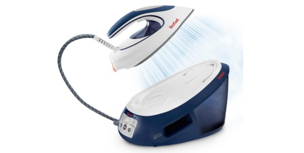 Generator pary TEFAL SV8001 szybko skutecznie prosto latwa obsluga wyjmowana szufladka Calc Collector mocny wyrzut pary