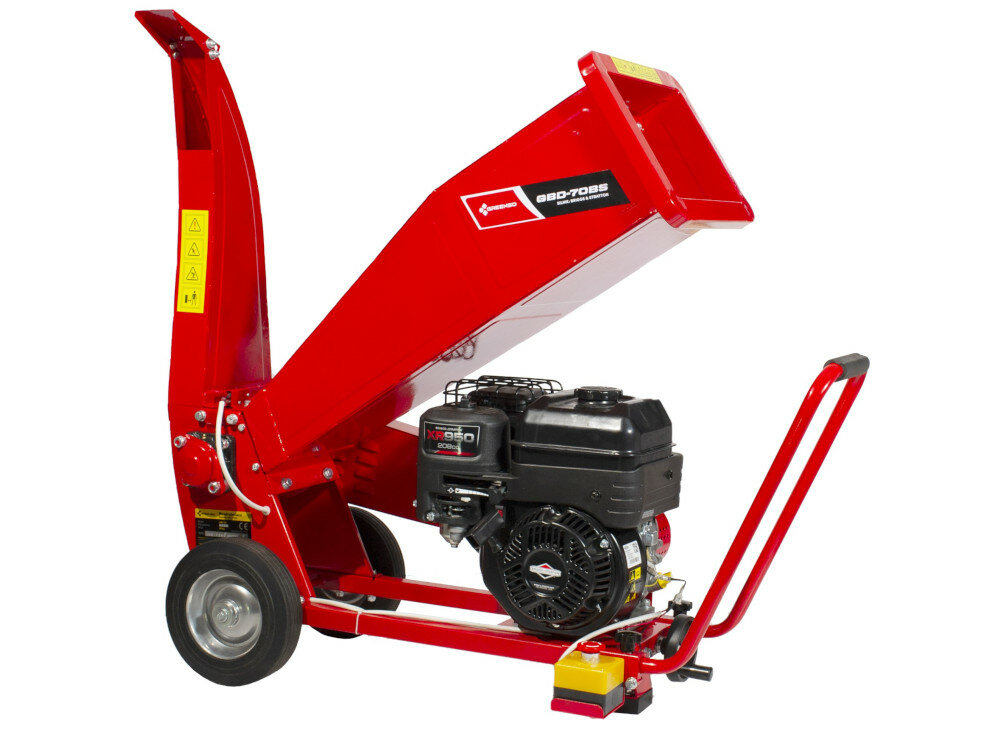 rozdrabniacz spalinowy GREENSO GBD-70BS XR950 wyglad bok
