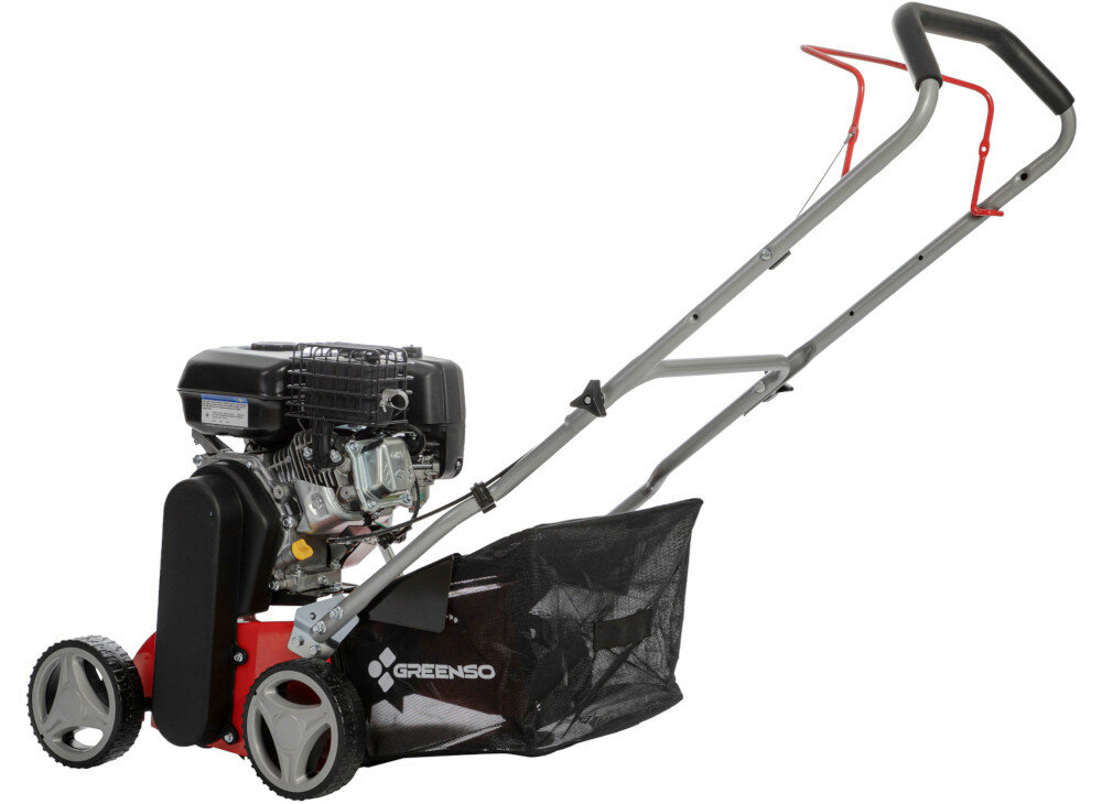 Wertykulator spalinowy GREENSO WER02 DR40-BS Briggs&Stratton CR750 tyl aeracja kosz walek