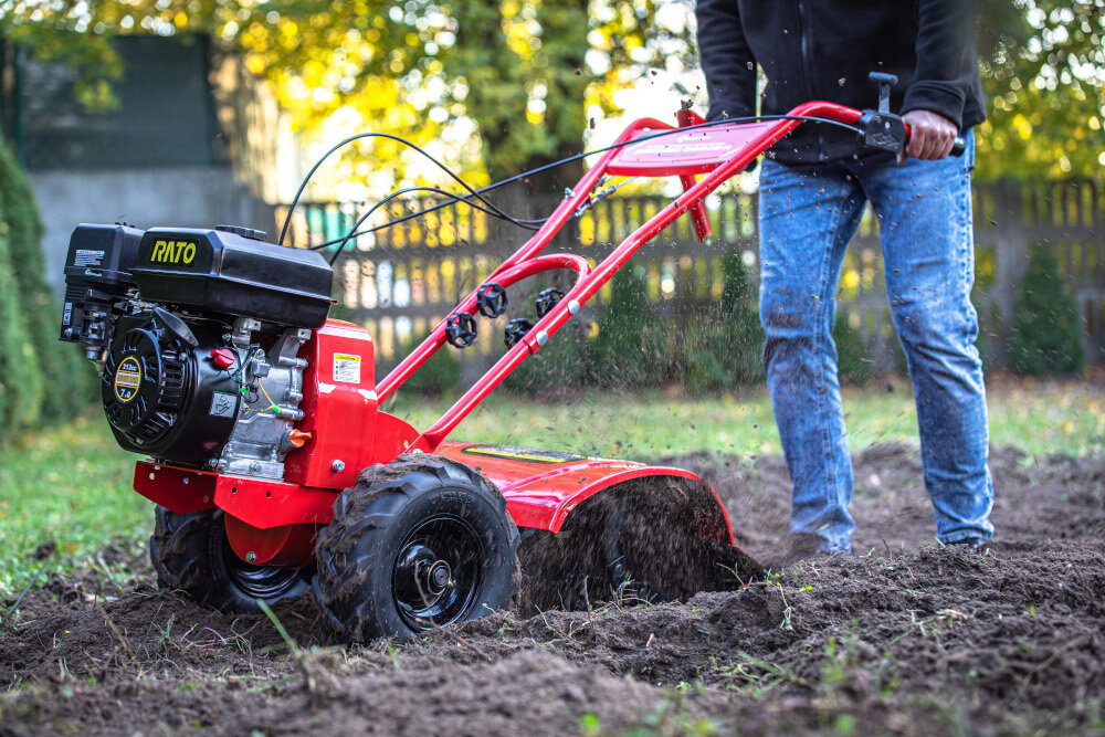 Glebogryzarka spalinowa GREENSO GB902-R cicha praca