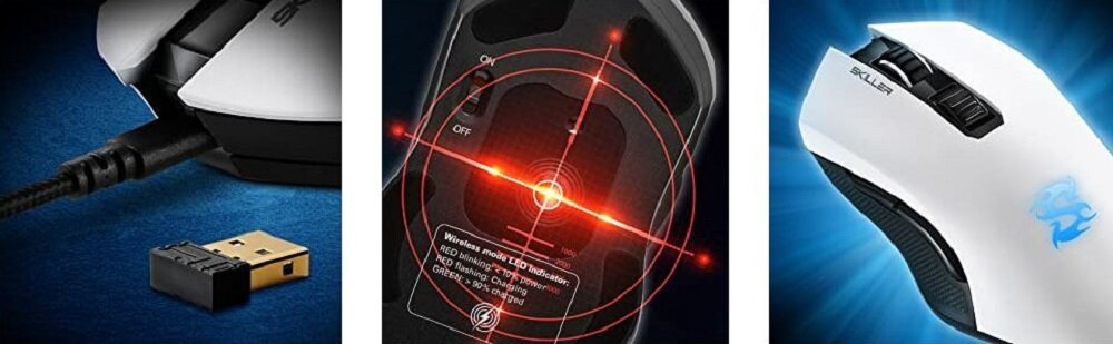 Mysz SHARKOON Skiller SGM3  - odtwarzanie pozycji  