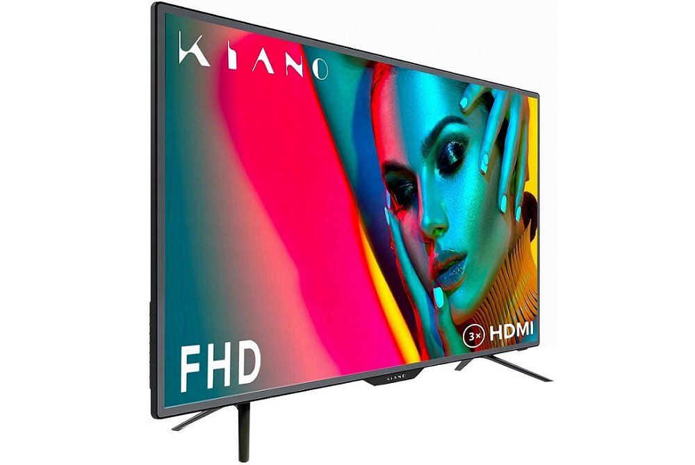 Telewizor KIANO LED Slim 40 OBRAZ JAKOŚĆ REALIZM FULL HD XT PRO5 GRAFIKA KOLORY ROZRYWKA