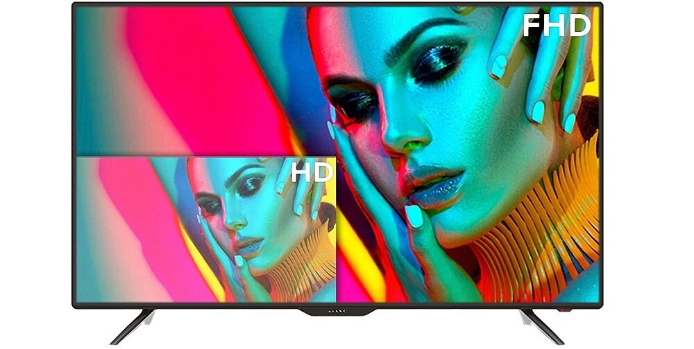 Telewizor KIANO LED Slim 40 OBRAZ JAKOŚĆ REALIZM FULL HD XT PRO5 GRAFIKA KOLORY ROZRYWKA Reality Look PRO EMISJA