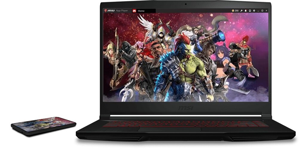MSI GF75 Thin 10SCSR - Aplikacja MSI APP Player