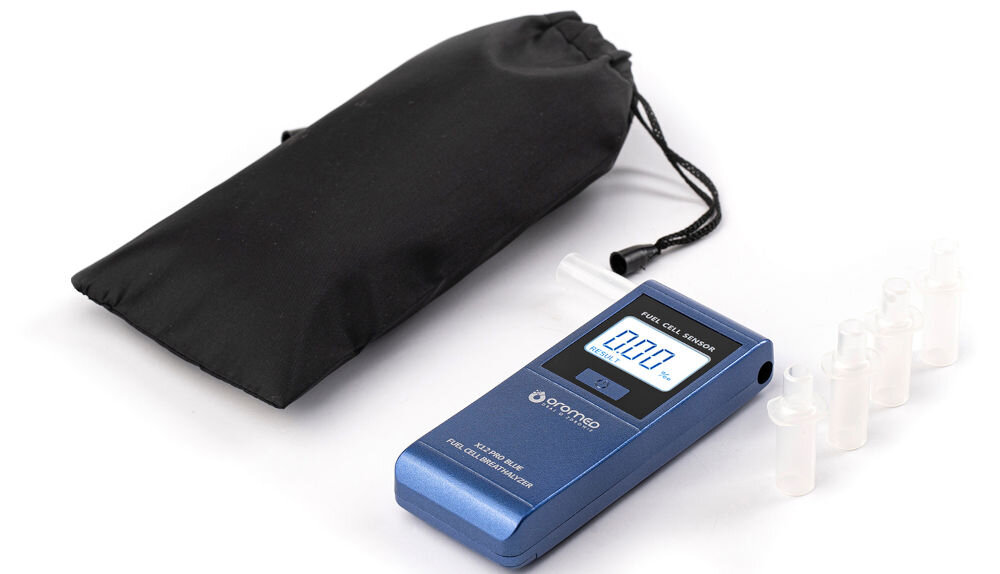 Alkomat ORO-MED X12 Pro Blue ustniki etui alkomat dokumentacja