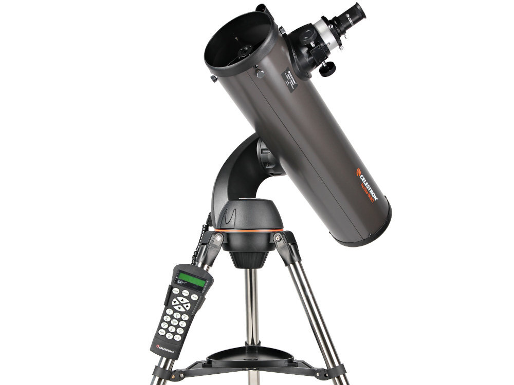Teleskop CELESTRON NexStar 130 SLT lekkie mobilne teleskopy Go-To ciała niebieskie