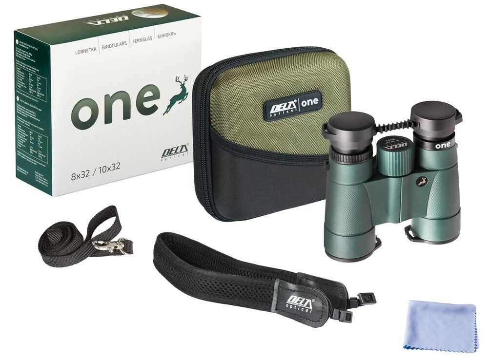 Lornetka DELTA OPTICAL One 10x32 Wyposażenie