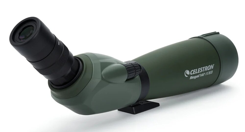 Luneta CELESTRON Regal M2 80 od tyłu, okular