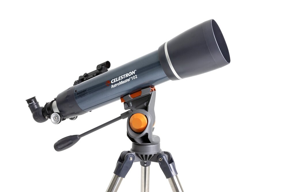 Teleskop Celestron Astromaster 102 AZ  z boku  