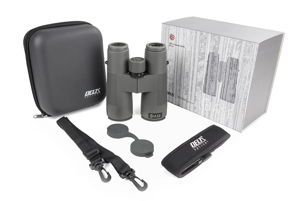 Lornetka DELTA OPTICAL Chase 10x50 ED  zestaw