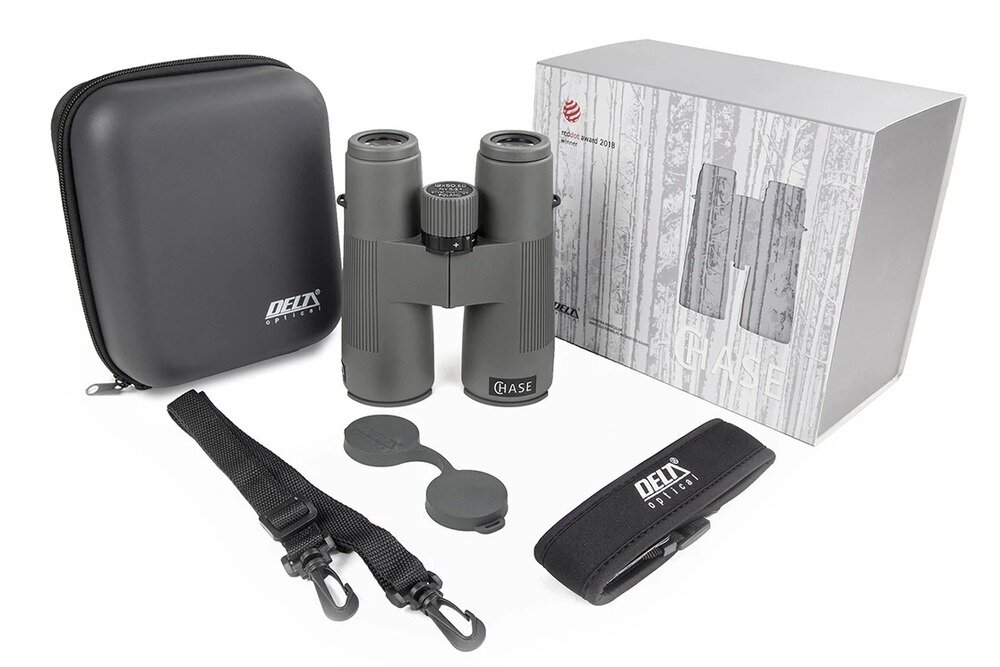 Lornetka DELTA OPTICAL Chase 12x50 ED zestaw 