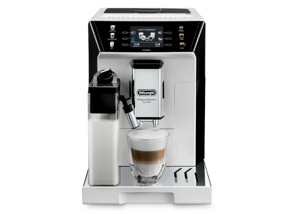 DELONGHI PrimaDonna Class ECAM550.65.W Ekspres ceny i opinie w Media