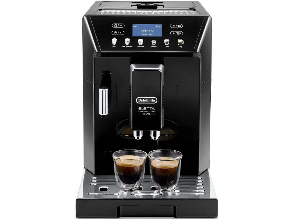 ekspres automatyczny DE'LONGHI Eletta ECAM 46.860.B wyglad ogolny