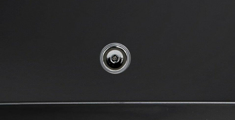 Lodówka MIDEA HS-65LNB Czarna zamek