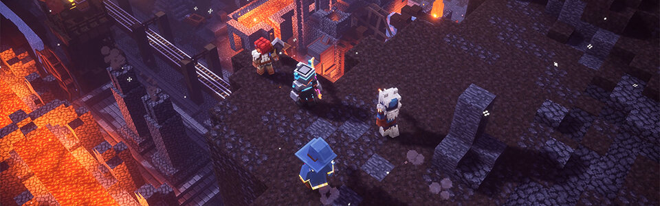 gry PC ps4 xbox 2019 2020 komputerowe na komputer najlepsze Kod aktywacyjny Minecraft Dungeons moby potwory