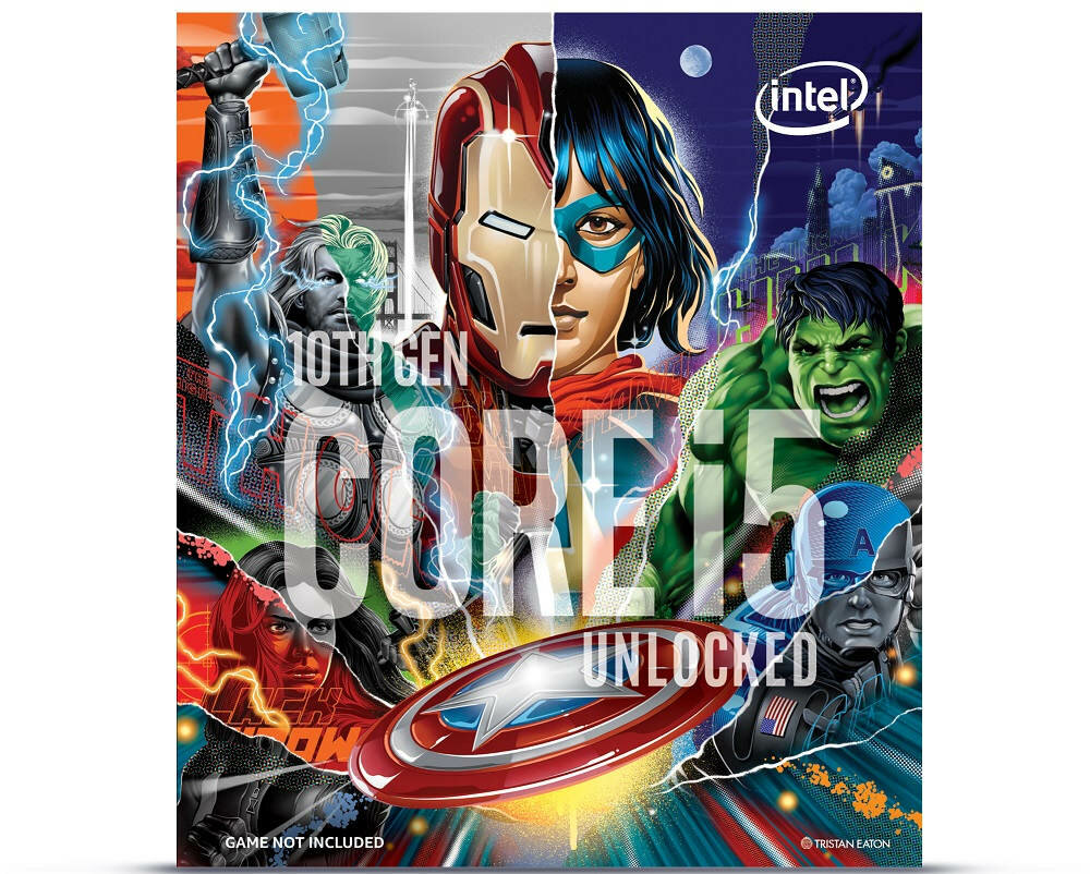 INTEL Core i5-10600KA Avengers Edition - liczba wątków efektywne zarządzanie 12 wątków 125W poboru mocy