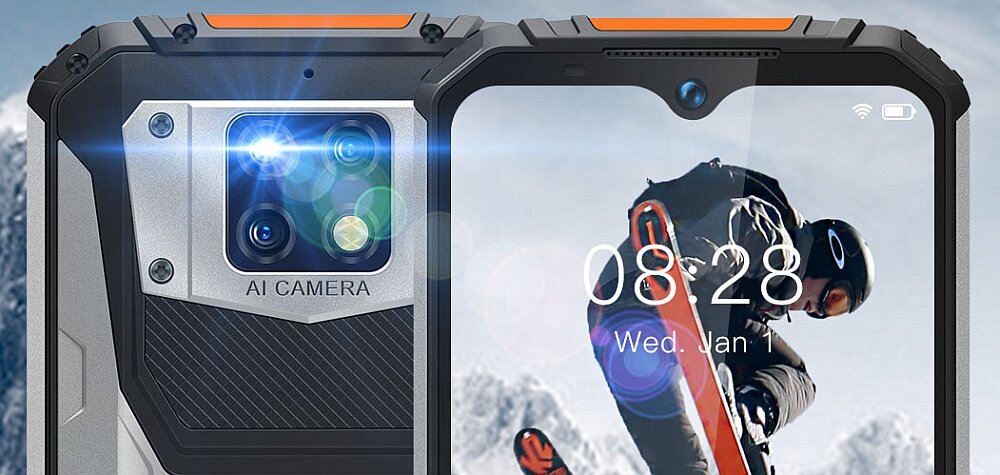 Smartfon OUKITEL WP6 Lite aparat procesor bateria ekran ram pamięć pojemność rozdzielczość zestaw