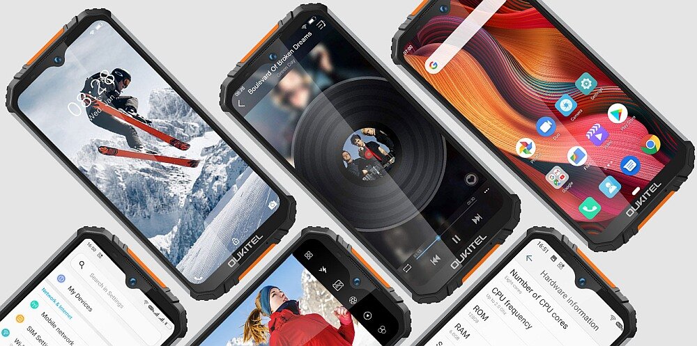 Smartfon OUKITEL WP6 Lite aparat procesor bateria ekran ram pamięć pojemność rozdzielczość zestaw