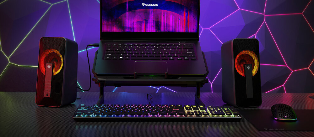 Głośniki GENESIS Helium 100BT RGB bezprzewodowe