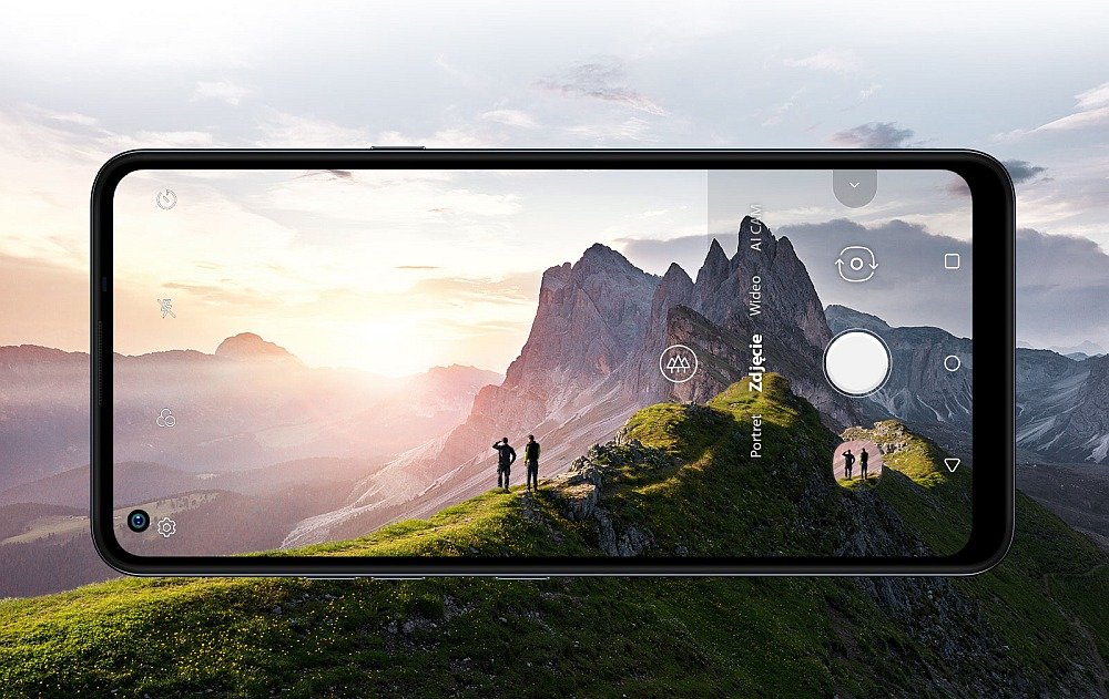 Smartfon LG K51S szeroki kąt szerokokątny obiektyw aparat zdjęcia krajobraz