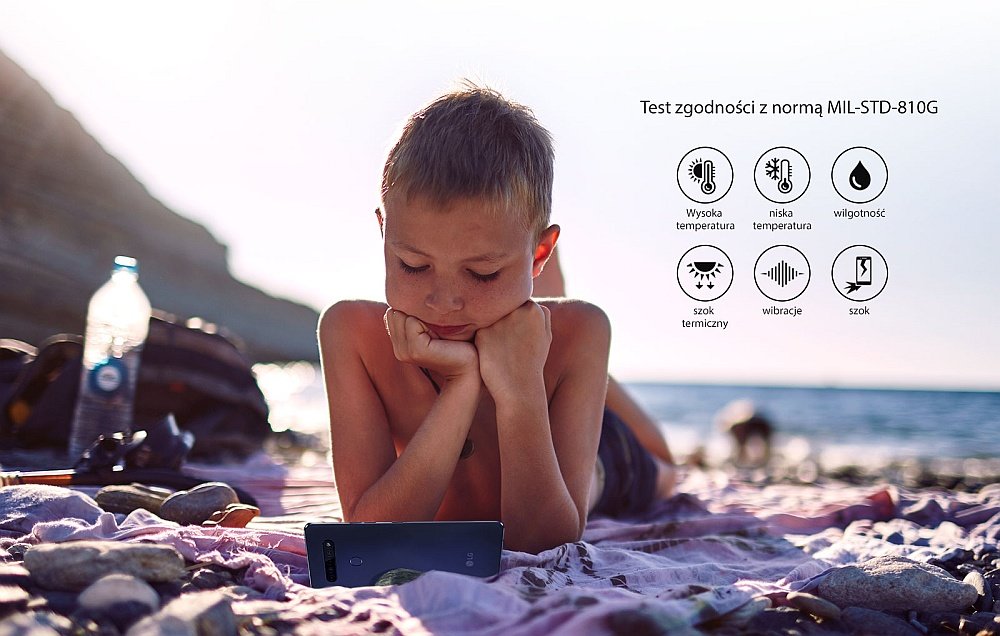 Smartfon LG K51S odporność upadki wodoszczelność certyfikat
