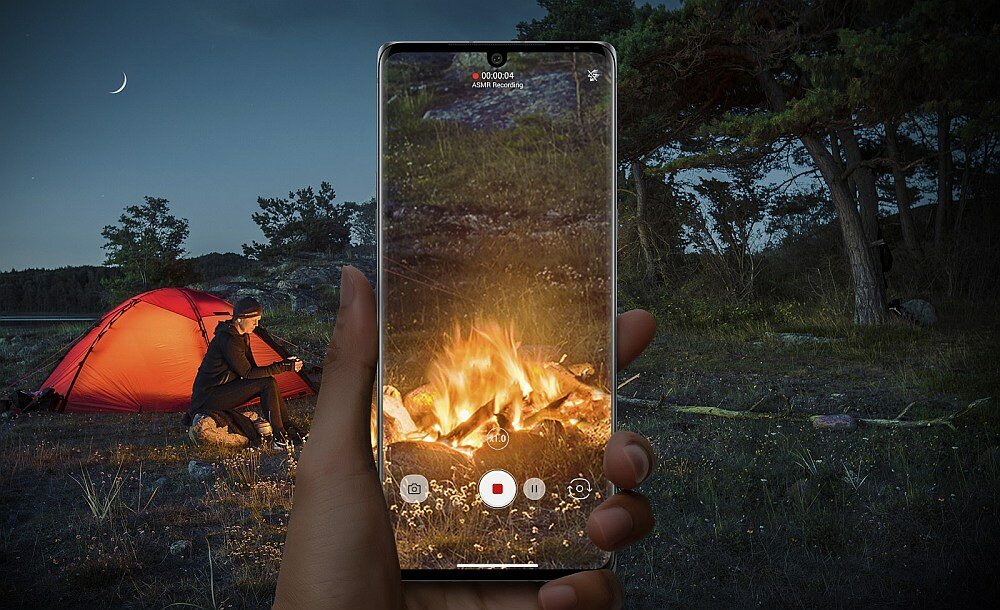 Smartfon LG Velvet 5G gps nawigacja