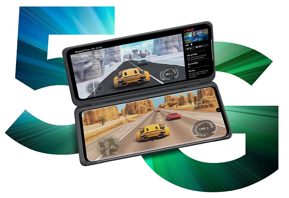 Smartfon LG Velvet 5G podzespoły ram rom pamięć procesor karty sd
