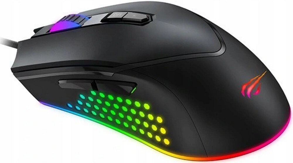 Mysz HAVIT Gamenote MS814 RGB  - wygodne uzytkwanie 
