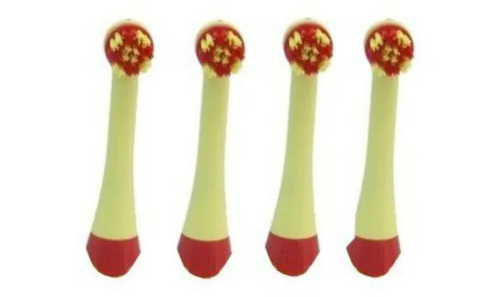 Oryginalna końcówka szczoteczki ETA Zębuszka ETA12949050 (4 szt.) (Masuje dziąsła)  Wysoka skuteczność działania Dopracowany kształt i włókna precyzyjne szczotkowanie  ułatwia codzienną pielęgnację wspiera profilaktykę wymiana zalecenia