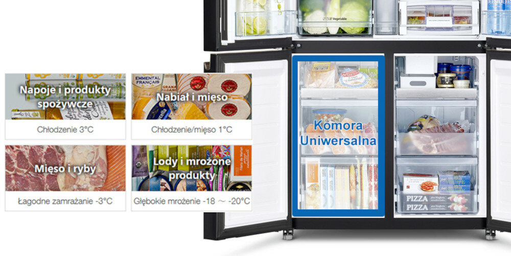 HITACHI R-WB640VRUO GBK komora uniwersalna