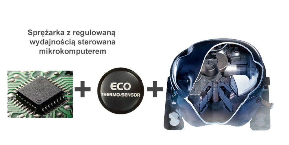 HITACHI R-WB640VRUO GBK sprężarka inwerter