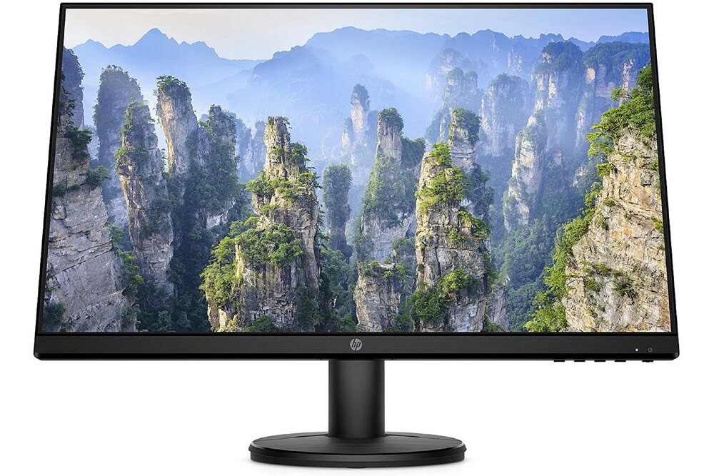 Monitor HP V24i ekran wyświetlacz rozdzielczość porty matryca powłoka