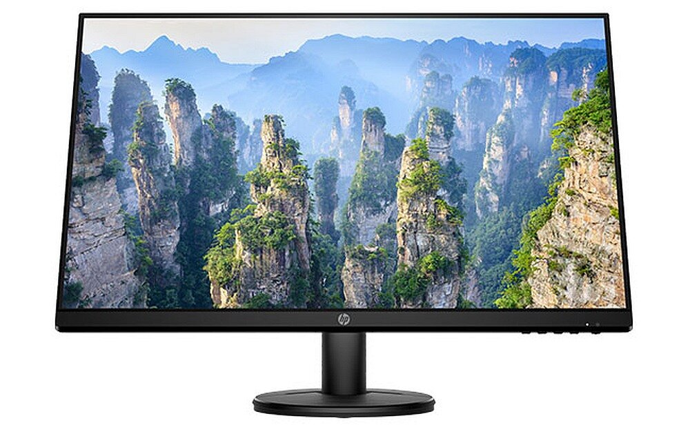 Monitor HP V27i ekran wyświetlacz rozdzielczość porty matryca powłoka