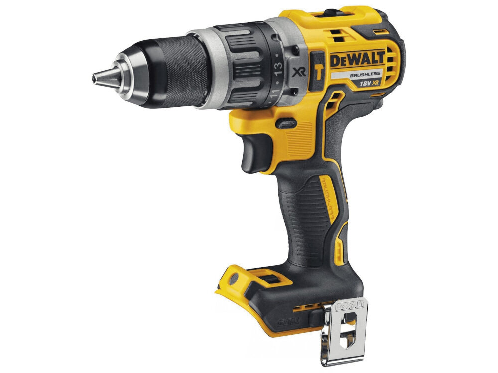 Zestaw Combo DEWALT DCK204P3T 3-pozycyjna latarka LED ergonomiczny uchwy pokryty antypoślizgowym materiałem stalowy zaczep do paska silny magnetyczny chwyt bitów