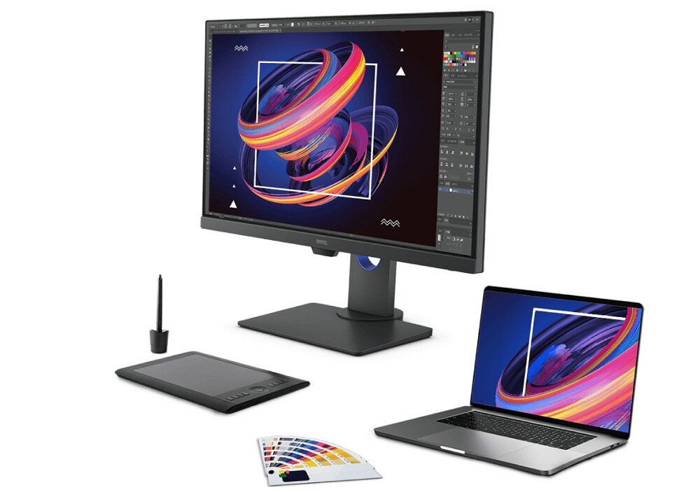 Monitor BENQ PD2705Q - Regulacja Pochylenia i Wysokości