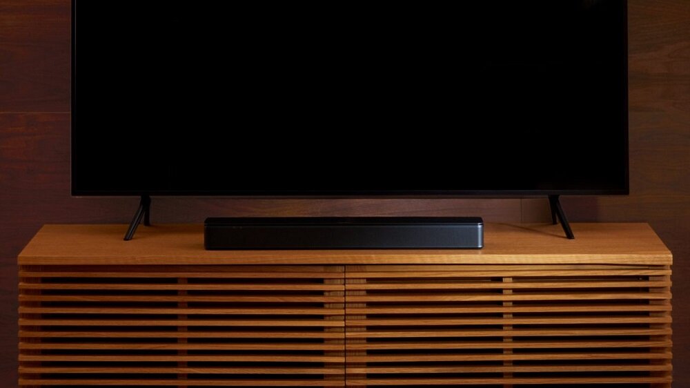 Soundbar BOSE TV Speaker Czarny - dolby audio realistyczne brzmienia głośniki wysoka jakość
