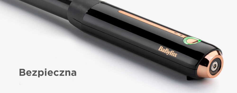Lokówka BABYLISS 9001U tryb uśpienia automatyczne wyłączanie zwiększone bezpieczeństwo użytkowania szczególnie przydatne funkcje codzienne użytkowanie eliminacja przegrzania stylizacja z pełnym spokojem