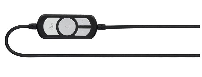 Słuchawki HAMA HS-USB300 - wbudowana opcja regulacji głośności komfort i wygoda