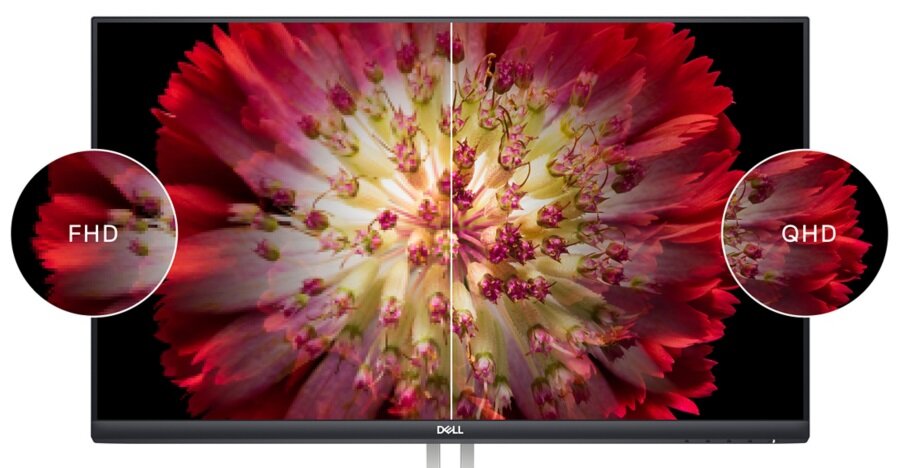 Monitor Dell S2721D - rozdzielczość WQHD więcej szczegółów