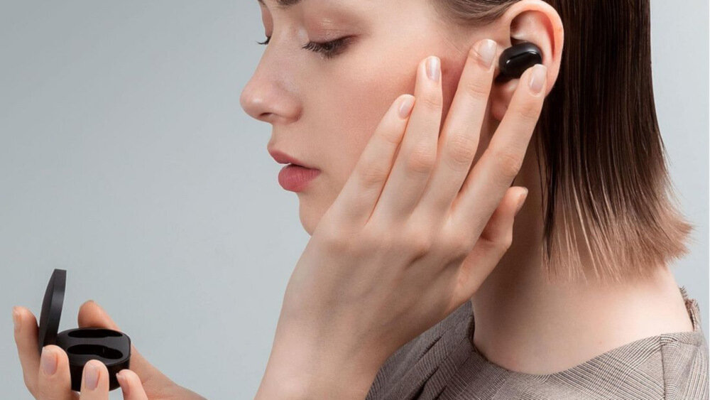 Sluchawki dokanalowe XIAOMI Earbuds Basic 2 Czarny - etui