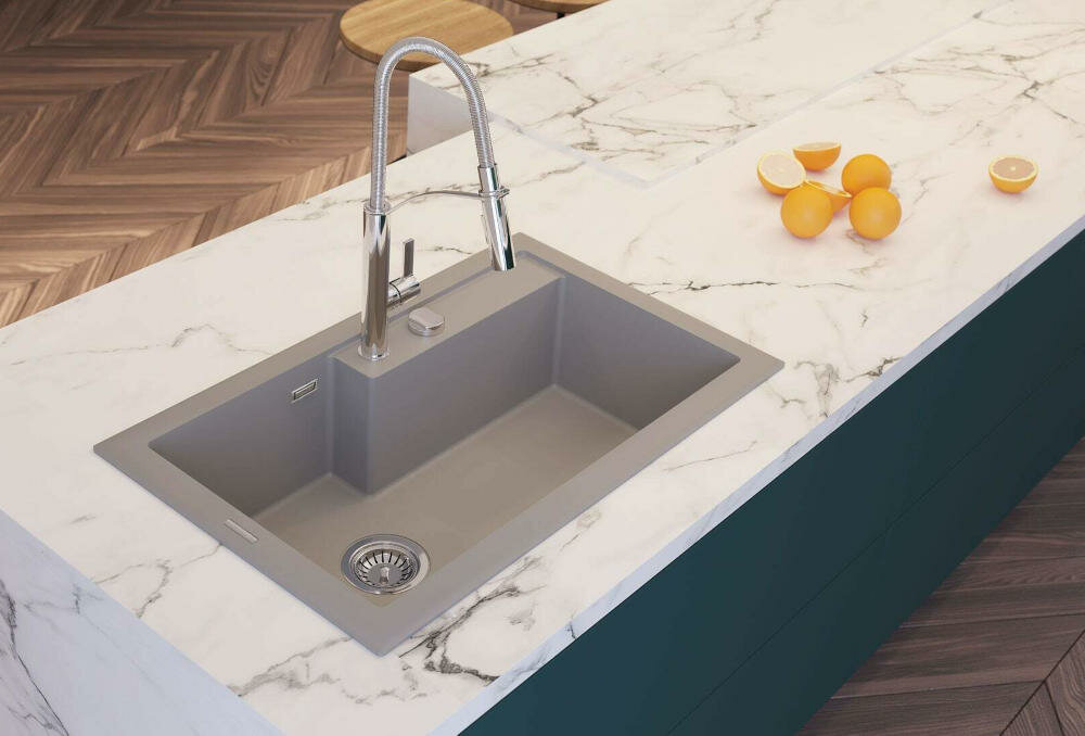 DEANTE Gerbera BGB 072M wykończenie tradycyjny błyszczący chrom minimalistyczny design elegancki kształt nowoczesna tradycyjna kuchnia