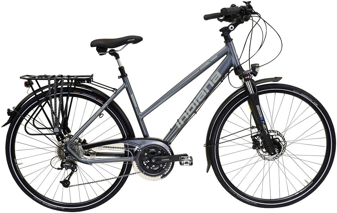INDIANA XRoad 5.0 D19 28 cali damski Grafitowy Rower trekkingowy