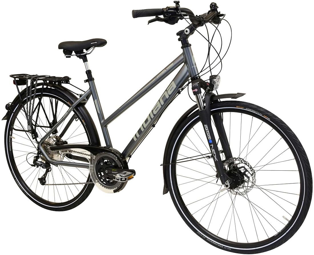 INDIANA XRoad 5.0 D19 28 cali damski Grafitowy Rower trekkingowy