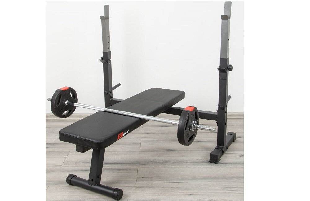 Ławka treningowa EB FIT 1030548 Jeden sprzęt wiele możliwości ćwicz barki bicepsy tricepsy przedramiona brzuch klatka piersiowa